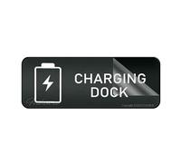 Ingzzaac Metal Tin Sign For Wall Charging Station Sign. Mobile Devices Recharge Dock. Charge Self-Adhesives Sign For Door Or Wall Premium Metal Tin Design Plate 4×16 Inch