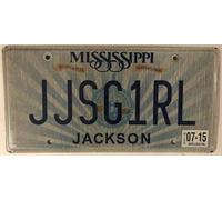 Ingzzaac New License Plate Jjs Jj ¡®S Girl License Plate John Jack Jerry Joe Joseph Jackson Jared Jo License Plate Sign 15x30 CM