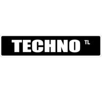 Ingzzaac Techno Metal Novelty Street sign - 3481 40x10 cm