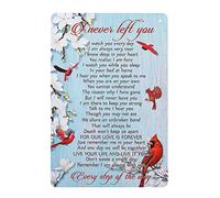 Ingzzaac Vingtage I Never Left You I Watch You Every Dayes Home Kitchen Artwall Decor Funny Vintage Metal Sign Poster 8X12 Inches