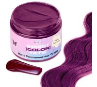 INH Semi Permanent Hair Colour, Conditioner with Colour Pigments, Garnet Purple, No Bleach, No Peroxide, Temporary Hair Colour for Men and Women, Vegan, No Ammonia and No Ammonia