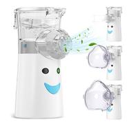 Inhalator Portable Nebuliser Machine for Adults with Digital Display | Three Adjustable Mist Levels, Steam Inhaler with 3.5-10μm Ultra-Fine Mist, Compact Nebuliser for Kids, Home and Travel Use