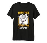 Inhale Exhale Aerial Yoga Poses Meditation Premium T-Shirt