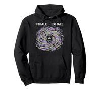 INHALE EXHALE Buddhist Mindfulness Meditation Breath Pullover Hoodie