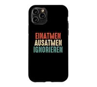 Inhale Exhale Ignore funny colorful saying Case for iPhone 11 Pro