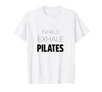 Inhale Exhale Pilates Minimalist Gift for Wellness Lovers T-Shirt