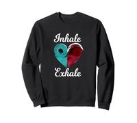 Inhale Exhale Yoga Meditation Mindfulness Practice Sweatshirt