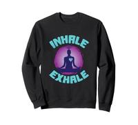 Inhale Exhale Yoga with Heart Sweatshirt