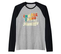 Inhale Tacos Exhale Negativity - Taco Lover Cinco de Mayo Raglan Baseball Tee