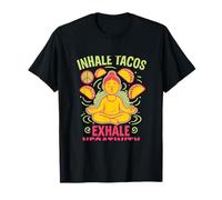 Inhale Tacos Exhale Negativity Taco Peace Design T-Shirt