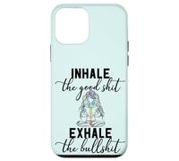 Inhale the Good Exhale The Bullshit Chakra Meditation Yoga Case for iPhone 12 mini