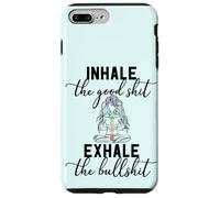 Inhale the Good Exhale The Bullshit Chakra Meditation Yoga Case for iPhone 7 Plus/8 Plus