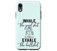 Inhale the Good Exhale The Bullshit Chakra Meditation Yoga Case for iPhone XR