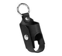 Inhaler Case Holder, Inhaler Carrying Case with Metal Buckle Holder and Inhaler Case, PU Leather, Lightweight and Convenient for Daily Use, School and Hiking, Black, Se référer au descriptif, Refer to
