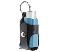 Inhaler Holder - Inhaler Storage Case | Inhaler Case with Metal Buckle Protective Case Travel Inhaler Holder Compact Inhaler Case Inhaler Case, Black, Se référer au descriptif, Refer to description