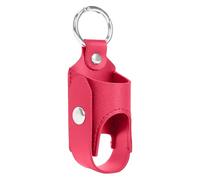 Inhaler Keychain Case - Stylish Inhaler Holder Keychain, Practical Inhaler Storage Case, Protective PU Leather Inhalation Case, Inhalation Case with Metal Hook, hot pink, see description, See