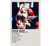 Inhaler Open Wide A3 Print Poster Wall Art Home Decor Album Gift Present Photo Living Room Dining Room Bedroom Unframed Concert Tour Gig Arena Stadium Music