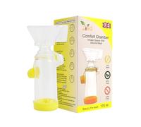 Inhaler Spacer Anti-Static Spacer Device, Inhaler Chamber, use with Metered Dose Inhaler, BPA and Latex Free for Adult (Adult (Yellow))