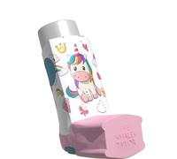 Inhaler Tailor Asthma Inhaler Cover - UNA The Unicorn, Shorter