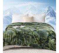 inhand Cooling Blanket Queen Size - Summer Cool Bedding, Cold Blanket for Sleeping, Hot Sleepers & Adults, Lightweight Summer Blanket Double for Bed, Sofa, Chair-178x228cm, Aqua green