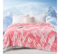 inhand Cooling Blanket Queen Size - Summer Cool Bedding, Cold Blanket for Sleeping, Hot Sleepers & Adults, Lightweight Summer Blanket Double for Bed, Sofa, Chair-178x228cm, Pink