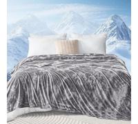 inhand Cooling Blanket Queen Size - Summer Cool Bedding, Cold Blanket for Sleeping, Hot Sleepers & Adults, Lightweight Summer Blanket Double for Bed, Sofa, Chair-178x228cm, Grey