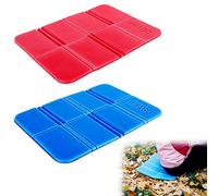 inheming 2PCS Camping Cushion Seat, Foldable Ultralight EVA Foam Sitting Pads, Save Your Backpack Space and Reduce Weight