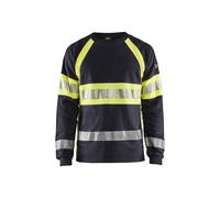 Inherent flame-retardant long-sleeve T-shirt Blaklader Bleu XS