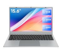 INHONLAP Laptop Computer with MS Office 2024, 16GB RAM 256GB SSD Laptops, 6500Y Processor, 15.6" FHD IPS Display, Win11 Laptop WiFi 5, BT 5.0, Black