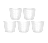 inhzoy 2/5/10 Pack Original Kitchen Cooking Rice Measuring Cups Clear Plastic Replacement Cups for Rice Cooker 5pcs Cups 160ml