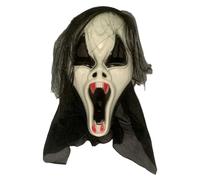 inhzoy Glow in The Dark Skull Mask Horror Headgear with Realistic Details for Haunted Houses Halloween Party Type F One Size