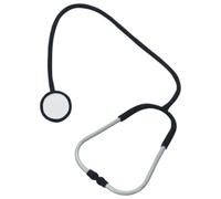 inhzoy Kids Doctor Play Set Realistic Toy Stethoscope with Sound Effects for Role Play Educational Pretend Games Black One Size