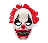 inhzoy Large Realistic Plush Spider for Halloween Giant Hairy Outdoor Decor with Flexible Legs for Yard Tree Display Red Hair Clown One Size