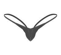 inhzoy Men's Sexy T-Back Low Rise Jockstrap G-String Bulge Pouch Thong Underwear