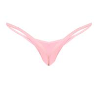 inhzoy Men's Sexy T-Back Low Rise Jockstrap G-String Bulge Pouch Thong Underwear