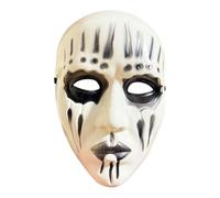 inhzoy Scary Full Face Ghost Mask for Cosplay Terrifying Halloween Horror Mask Durable Costume Prop for Party Props Black One Size