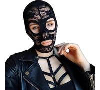 inhzoy Velvet Masquerade Mask Collection Gothic Face Wear with Ornate Details Comfortable Head Straps Type A One Size
