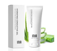 INIA Micro-current Conductive Gel for Korean Skin Care Machines & Face Massagers - Hydrating Gel Primer with Hyaluronic Acid Facial and Body for Women and Men, 3.38 Fl Oz