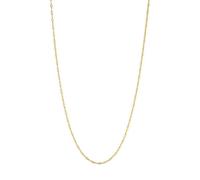Inicio 14K Real Gold Plated Recycled Diamond Cut Chain Necklace - Gift Pouch Gold