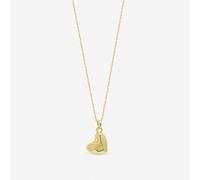 Inicio Women's Gold Plated Molton Heart Small Pendant - Gift Pouch Inicio Gold One Size
