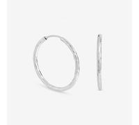 Inicio Sliver Plated Molten Sleeper Hoops