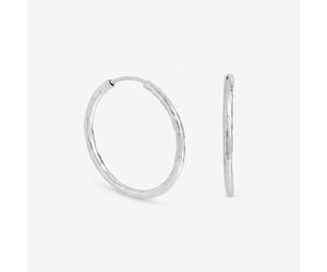 Inicio Sliver Plated Molten Sleeper Hoops