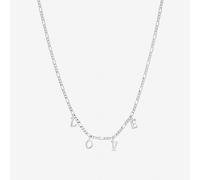 Inicio Sterling Silver Plated Love Necklace - Gift Pouch One Size Silver
