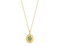 Inicio Women's 14K Real Gold Plated Serpant Pendant Necklace - Gift Pouch Inicio Gold One Size