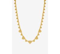 Jon Richard Gold Plated Heart & Crystal Necklace - Gift Pouch One Size Gold