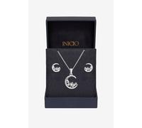 Inicio Sterling Silver Plated Celestial Set - Gift Box One Size Silver