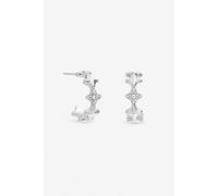 Inicio Women's Sterling Silver Celestial Star Hoop Earrings Inicio Silver One Size