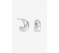 Inicio Women's Sterling Silver Plated Molten Hoop Earrings Inicio Silver One Size