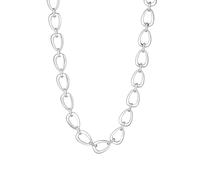 Inicio Women's Sterling Silver Plated Open Linked Necklace - Gift Pouch Inicio Silver One Size
