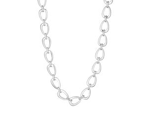 Inicio Women's Sterling Silver Plated Open Linked Necklace - Gift Pouch Inicio Silver One Size